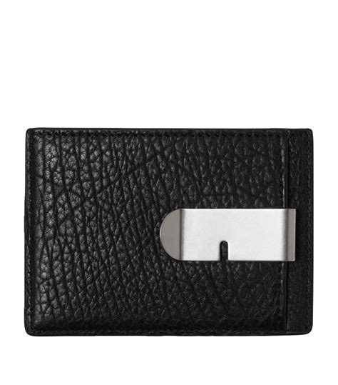 burberry black leather lambeth money clip|B Cut Clip Card Case in Black .